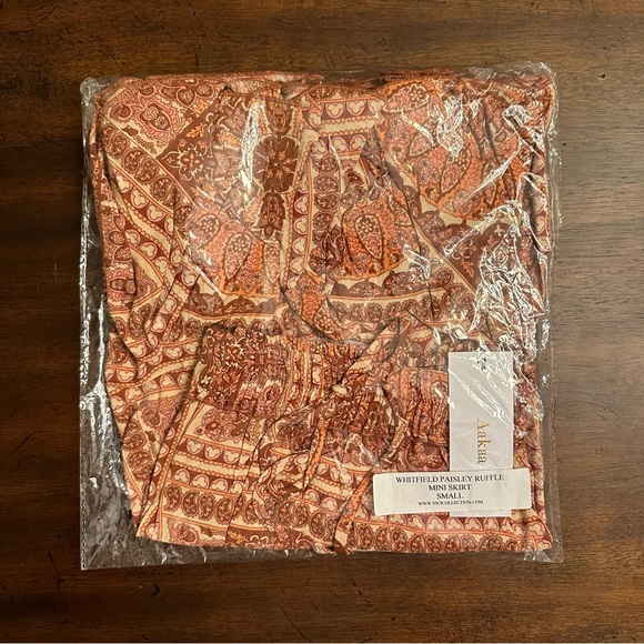 Whitfield Paisley Ruffle Mini Skirt - Picture 3 of 4